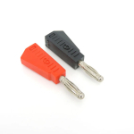 red black 4mm Banana male Plug Safety Retractable Stackable Solder In line DIY assembly Test leads connectors p1 - Image 2