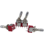 T80-T Series Round Top Anti-mishandling Locking Lever 6.35mm Panel Mount Mini Toggle Switch - Image 6