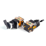 22mm LA38-11X2 LA38-20X3 Self-locking/Latching Long Handle Knob Switch 10A/660V 2 Position 3 Position Selector Switch - Image 2