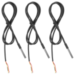 DS18B20 Temperature Sensor Module Probe Stainless Steel Temperature Sensor Probe Waterproof Adjustable Resolution