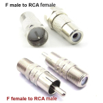 F Male female RF TV Plug to RCA male Female Jack Coaxial Coax Adapter AV Connector converter for Coaxial cable plug p1 - Image 3