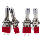 T80-T Series Round Top Anti-mishandling Locking Lever 6.35mm Panel Mount Mini Toggle Switch - Image 4