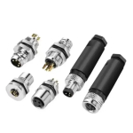 M8 sensor connector waterproof male&female plug straight angle screw threaded coupling 3pin 4pin - Image 3