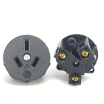 Black Copper 10/16A 250V American Japan Australian British EU Germany French Brazil Universal Electrical AC power socket - Image 5