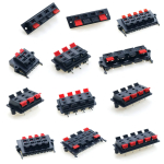 WP4 WP6 WP8 WP10 Speaker Amplifier Positions Connector Terminal Push In Spring 4/6/8/10 Poles Audio Speaker Connector - Image 3