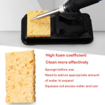Yellow Cleaning Sponge Cleaner for Enduring Electric Welding Soldering Iron - Image 2