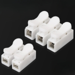 CH-2 CH-3 Spring Wire Quick Connector 2P 3P Electrical Crimp Terminals Block Splice Cable Clamp Easy Fit Led Strip - Image 3