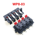 WP4 WP6 WP8 WP10 Speaker Amplifier Positions Connector Terminal Push In Spring 4/6/8/10 Poles Audio Speaker Connector - Image 5