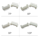 2.0mm Pitch  PH2.0 Right Angle Curved Needle Female Connector 2P/3P/4P/5P/6P/7P/8P/9P/10P-13p pin White Connector - Image 3