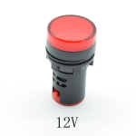12V 24V 110V 220V 22mm Panel Mount LED Power Indicator Pilot Signal Light Lamp red blue green white yellow lamp - Image 3