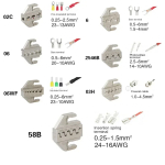 Crimping Tool Pliers Crimp Jaw Set,4mm slot jaws,SN-48BS/58B/02C//06/X6/06WF/03H,used for crimping terminals - Image 2