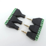 2/3/4 Pole Section 3.5mm audio Male female jack mono stereo connector DC free screw interface terminal block channel plug p - Image 6