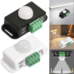 DC 12V 24V 6A Infrared PIR Motion Sensor Detector Switch Automatic PIR Motion Sensor Light Switch for LED Strip Light Lamp - Image 2