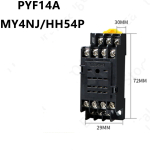 8pin 11pin 14pin PYF/PTF 14A relay base PYF08A MY2NJ MY3NJ MY4NJ LY2NJ LY3NJ LY4NJ small intermediate relay HH52P/HH64P - Image 6