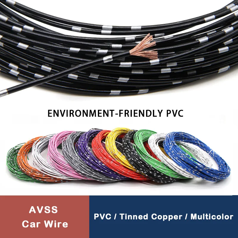 kf-S397c253228804119b77a597e5a40b1b6A-5-50m-AVSS-Automotive-Wires-Pure-Copper-Thin-PVC-Insulation-Line-22-20-18-16-14.webp AVSS Automotive Wire - High-Quality for Your Vehicle - Image 1