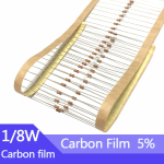 1/8W Carbon Film Resistor 5% 2R7 27R 270R 2K7 27K 270K 2.7 27 270 R K Ohm 0.125W 0R--1M - Image 3