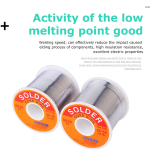 100g Welding Solder Wire 60/40 0.8mm 1.0mm 1.2mm Soldering Wire Roll  Tin - Image 4
