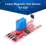 KY-024 Linear Magnetic Hall Switches LM393 Chip Linear Magnetic Hall Sensor Hall Effect Magnetic Sensor for Arduino DIY Kit - Image 3