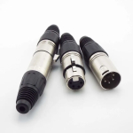 3 Pin 4 pin core XLR power Connector Adapter male female Audio Cable MIC Plug Jack Terminals Microphone Wire P1 - Image 5