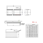 IC Sockets round hole 2.54MM DIP6 DIP8 DIP14 DIP16 DIP18 DIP20 DIP28 DIP40 pins Connector DIP Socket 6 8 14 16 18 20 32pin - Image 2