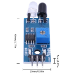 Infrared Distance Sensor Obstacle Avoidance Sensor Module 3 Pin Anti-Collision Sensor Module for Smart Car Robot - Image 5