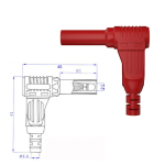 4mm Banana Male Right Angle Insulation Wire Solder socket Type DIY Plug cable Connectors Multimeter Test lead - Image 6