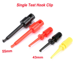 Mini Single Test Hook Clip 55mm/43mm Length for Electronic Testing IC Grabber Large Size Clip Hook Test Clip