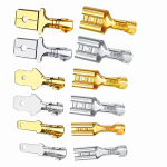 2.8/4.8/6.3mm Female and Male Crimp Terminal Brass Car Speaker Electric Wire Connectors And Insulating Sheath - Image 2