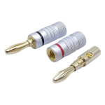 Banana Connector Plug Jack Gold Plated Musical Sound Audio Speaker 4MM Banana Plugs For Audio Video Speaker Terminal - Image 4
