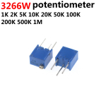 3266W 3266 Trimpot Trimmer Potentiometer 50 100 200 500 ohm 1K 2K 5K 10K 20K 50K 100K 200K 500K 1M 2M 103 100R 200R 500R