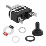 Toggle Switch Heavy duty joystick switch 15A 250V 20A 125V SPST 2Pin on/off switch metal bat waterproof boot cover Car Boat - Image 2