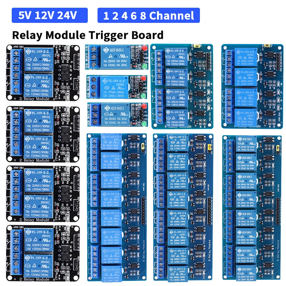 kf-S504b5feb6d204780b348ff194220e6ccz-5V-12V-24V-Relay-Output-Mudule-Support-High-Or-Low-Level-Trigger-Power-Relay-Module-with.webp 5V 12V 24V Relay Output Mudule Support High Or Low Level Trigger Power Relay Module with Optocoupler Isolation for Arduino DIY - Image 1