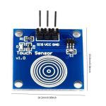 TTP223 Sensor Button Module Capacitive Touch Switch Sensor 2-5.5V DC - Image 5