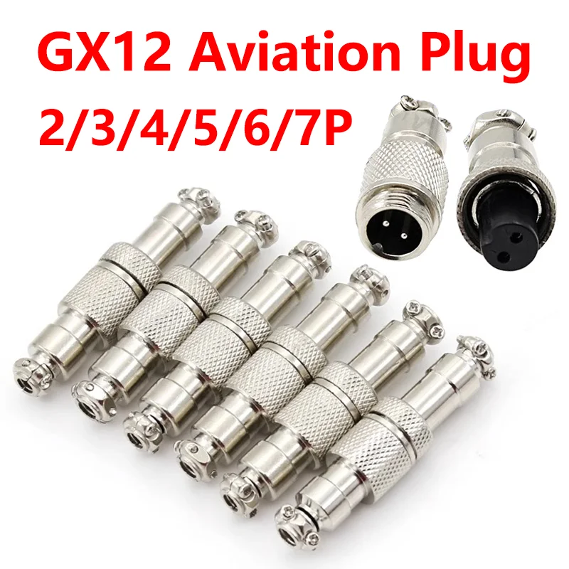 kf-S521ac53f19424011a2df3cbd5ed05cf7N-5-20PCS-GX12-Butt-type-2-3-4-5-6-7-Pin-Electric-Aviation-Socket-Plug.webp GX12 Butt type 2/3/4/5/6/7 Pin Electric Aviation Socket & Plug 12MM Docking Power Male& Female Circular Panel Connector - Image 1