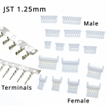 1.25mm Micro JST Connector Wire to Wire Type Male/Female Housing + Terminals