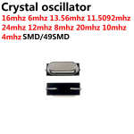 16MHZ 6MHZ 13.56MHZ 11.5092MHZ 24MHZ 12MHZ 8MHZ 20MHZ 10MHZ 4MHZ Quartz Crystal Resonator Passive Oscillator HC 49S SMD