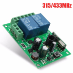 DC 12V 220V 10A 315MHZ 433MHz 2 Channel Wireless Relay RF Remote Control Switch Heterodyne Receiver Smart Home Switch Module - Image 6