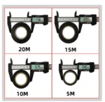 Color Electrical Tape PVC Wear-resistant Flame Retardant Lead-free Insulating Waterproof Eletrician White Black Red Blue Green - Image 4