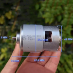 DC 12V 18V 24V 36V RS887 Motor High Speed Large Torque Double Ball Bearing 48mm Motor Chainsaw Cutting Tool Drill Screwdriver - Image 6