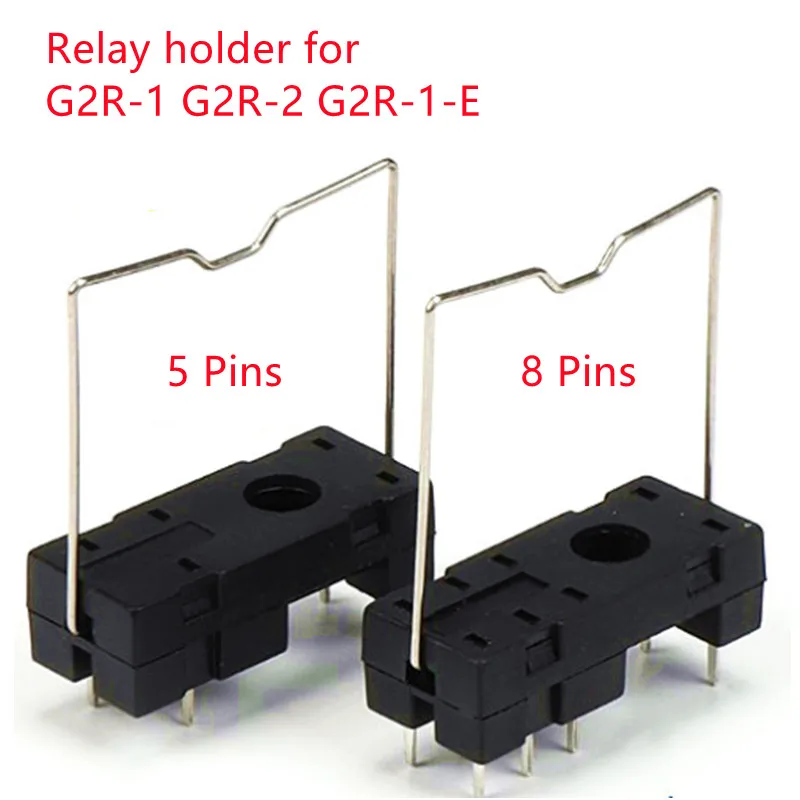 kf-S5a143c2041c141e58bcd1be243eb1ccf9-2pcs-Relay-PCB-socket-14F-2Z-A2-for-G2R-1-G2R-2-G2R-1-E-RT424024.webp Relay PCB socket 14F-2Z-A2 for G2R-1 G2R-2 G2R-1-E RT424024 HF115F 5PIN OR 8PIN relay socket - Image 1