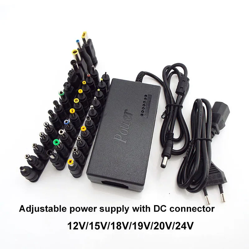 kf-S5a48777f802d42e9936880412ae99a98U-AC-TO-DC-12V-15v-16v-18v-19v-24VAdjustable-Universal-Power-supply-Charger-Adapter-96W-DC.webp AC TO DC 12V 15v 16v 18v 19v 24VAdjustable Universal Power supply Charger Adapter 96W DC converter For pc Laptops Eu US uk AU p1 - Image 1