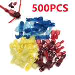 Quick T Type Electrical Cable Wire Connectors Straight Lock Crimping Waterproof Insulated Wire Crimp Terminal