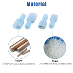 NYLON Male Female Fully Insulated Spade joint Cable Wire Connector Wiring Cable Plug Crimp Terminals FDFN MDFN - Image 4