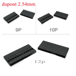 2.54mm DuPont head single row plastic shell 1X1P 2P 3P 4P 5P 6P 8P 9P 10P plug Jumper Wire CableHousing - Image 5