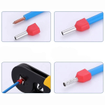 Insulated Ferrules Cord End Crimp Terminal Double Wire Connector Pin Electrical Cable Connector TE7508 TE2508 - Image 5