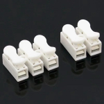CH-2 CH-3 Spring Wire Quick Connector 2P 3P Electrical Crimp Terminals Block Splice Cable Clamp Easy Fit Led Strip - Image 2