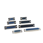 DB9 DB15 DB25 DB37 Hole/Pin Female/Male Blue Welded Connector RS232 serial port socket DB D-SUB adapter 9/15/25/37 pin - Image 2