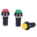 PBS-11A PBS-11B 12mm self-locking Self-Recovery Plastic Push Button Switch momentary 3A 250V AC 2PIN 6Color - Image 3