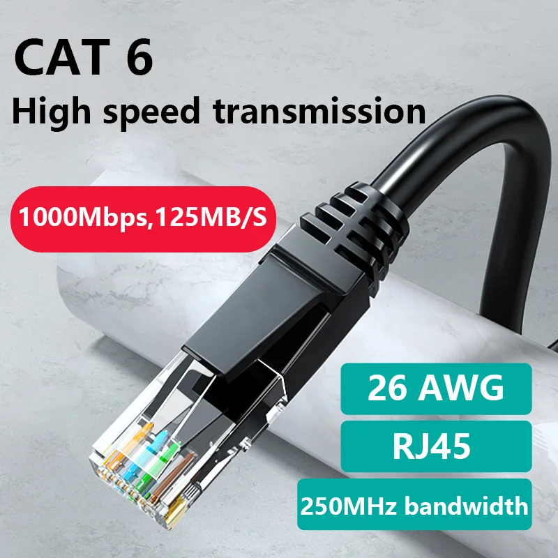 kf-S6cd0a6234b4945c2baf3c371cda4f84cW-Ethernet-Cable-Cat6-Lan-Shielded-Cable-UTP-Cat-6-Gigabit-RJ45-ShieldedSplitter-Network-Cable-Router-RJ45.webp Cat6 Shielded Ethernet Cable - Image 1
