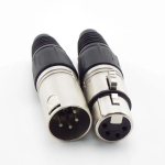 3 Pin 4 pin core XLR power Connector Adapter male female Audio Cable MIC Plug Jack Terminals Microphone Wire P1 - Image 4